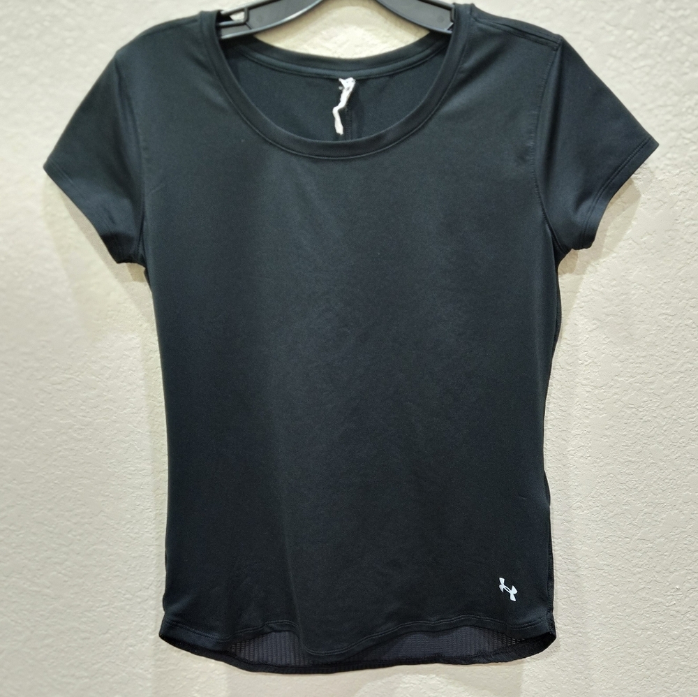 Under Armour Heat Gear Women's Black Short Sleeve Tee